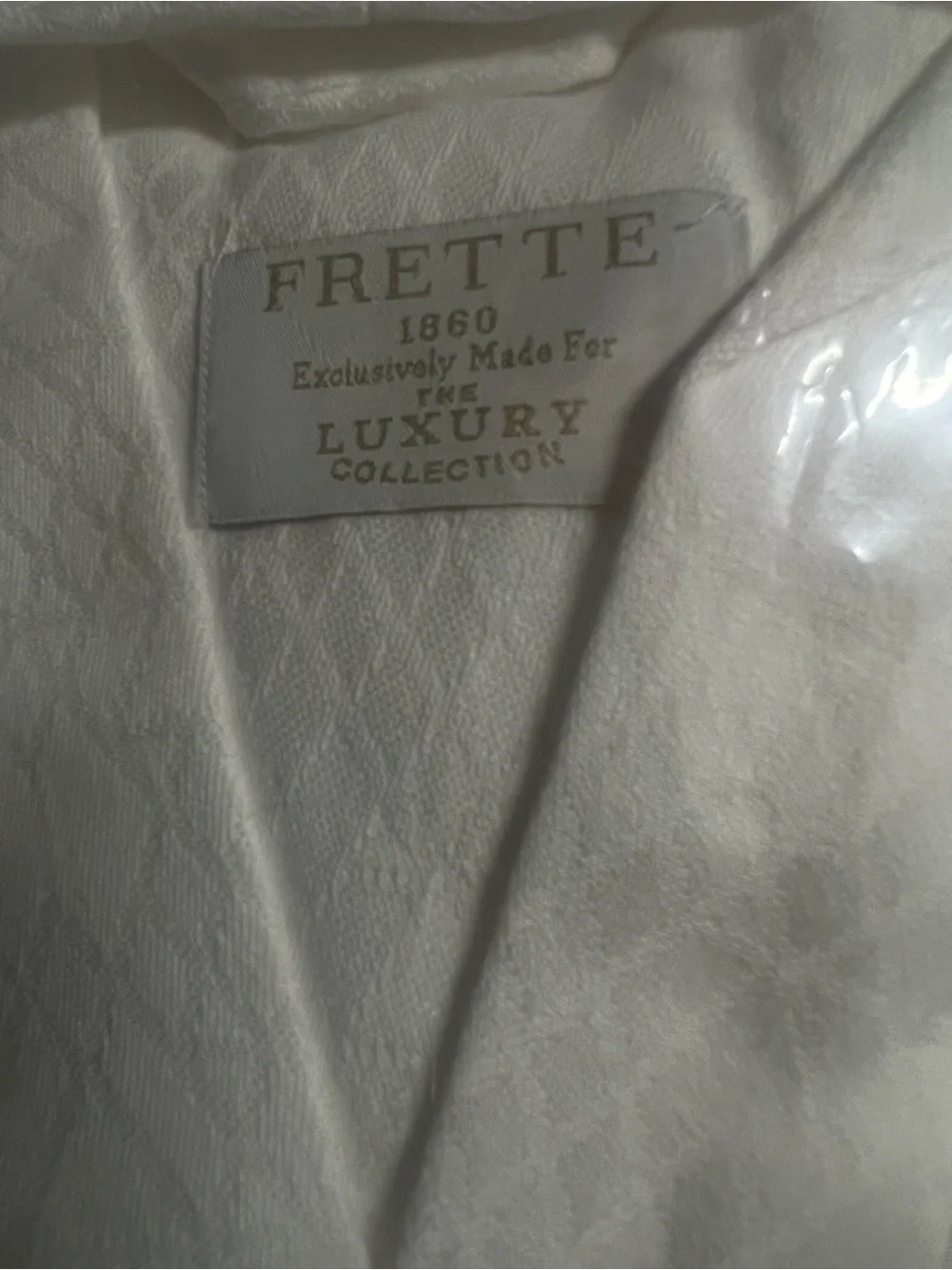 FRETTE 1860 white bath robe LUXURY COLLECTION * ANDREA * KIMONO XL *NWT* new - Picture 4 of 5